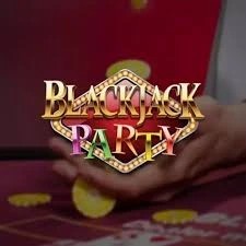 Blackjack Party logo – Live Dealer by Evolution at Monster Casino