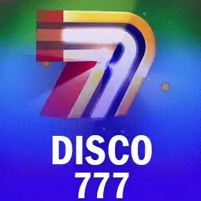 Disco 777 slot logo by OneXTwo Gaming at Monster Casino