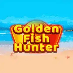 Golden Fish Hunter slot logo by KA Gaming at Monster Casino