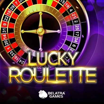 Lucky Roulette logo by Belatra Games at Monster Casino