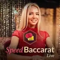 Live Dealer logo of Speed Baccarat A from Evolution at Monster Casino