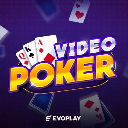 Video Poker online game logo by Reevo on monstercasinobelgium.com